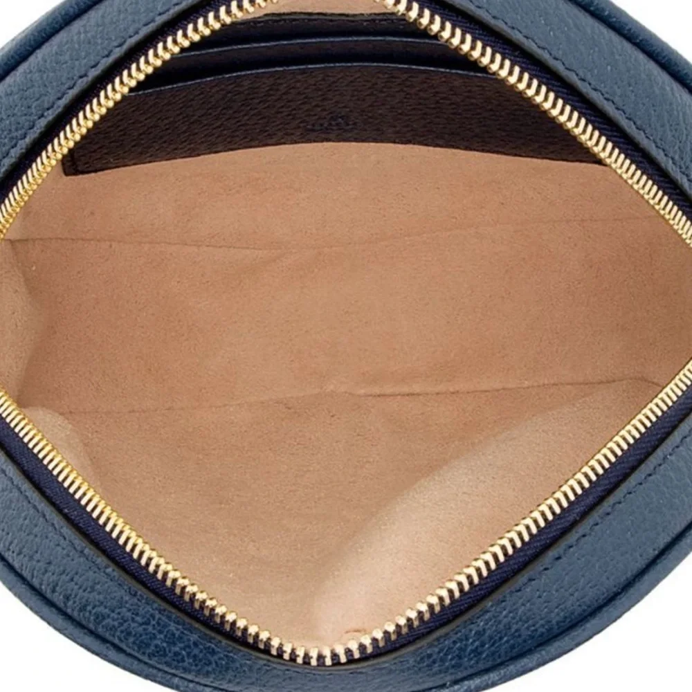 Gucci Leather Ophidia Round Mini bag